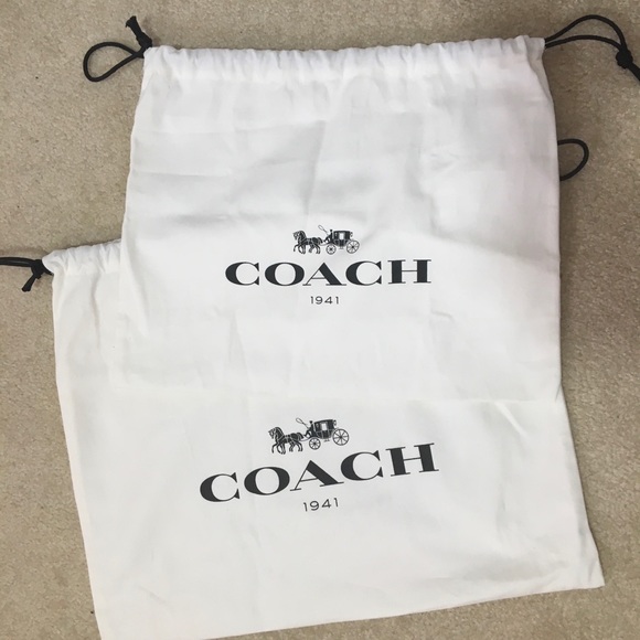Coach Handbags - Two Coach 1941 cloth dust bags